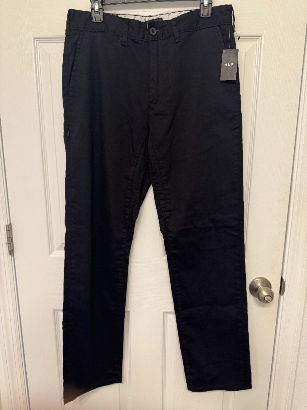 Share HUF Sutter Mens Pants Chino Skater Black NWT - Size 32